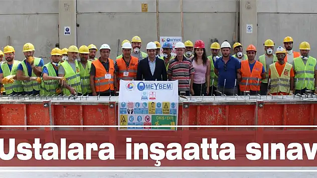Ustalara inşaatta sınav