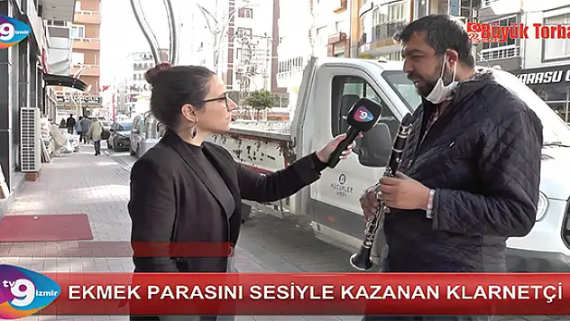 VİDEO HABER – Ekmek parasını nefesiyle kazanıyor