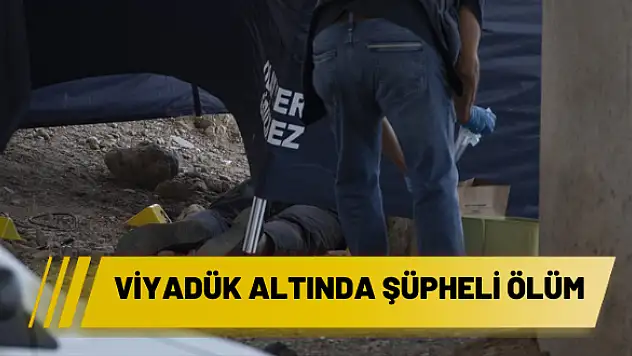 VİYADÜK ALTINDA ŞÜPHELİ ÖLÜM