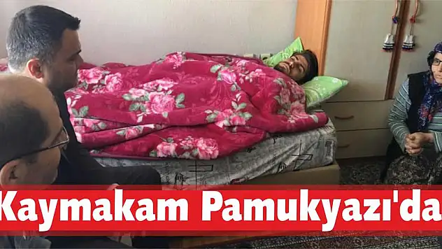 Yaralıları ziyaret etti