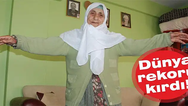 Yaşadığını ispatladı, dünya rekoru kırdı