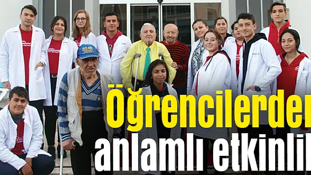 Yaşlıların saç bakımlarını yaptılar