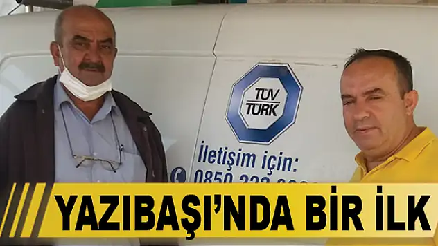 Yazıbaşı'nda bir ilk: Traktörler köyde muayene edildi