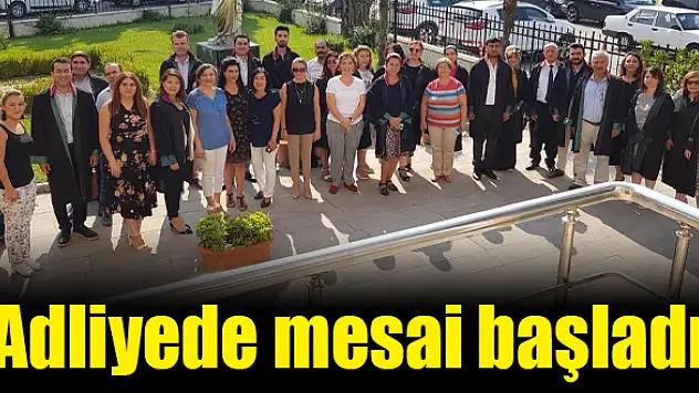 Yeni adli yıl törenle başladı