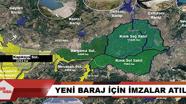 Yeni baraj için imzalar atıldı