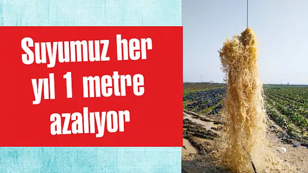 Yer altı su kaynaklarını tüketiyoruz!