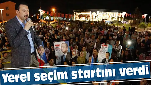 Yerel seçim startını verdi