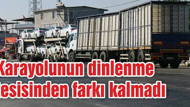 Yol kenarına park eden kamyonlar tehlikeyi ikiye katlıyor