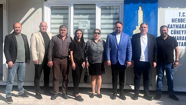 CHP Menderes İlçe Başkanı Karabel’den mahalle muhtarlarına ziyaret