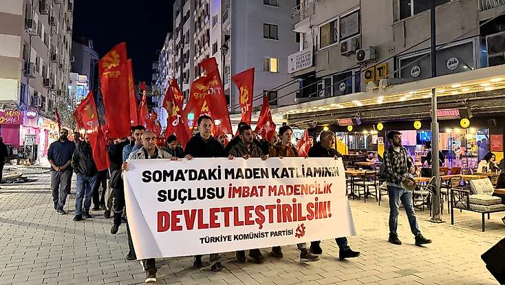 TKP İzmir’den Soma faciası protestosu