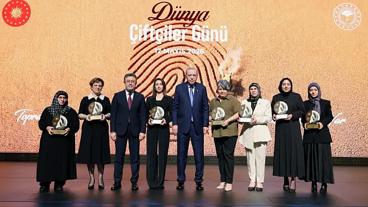 Torbalılı  çiftçiye Cumhurbaşkanı'ndan  ödül