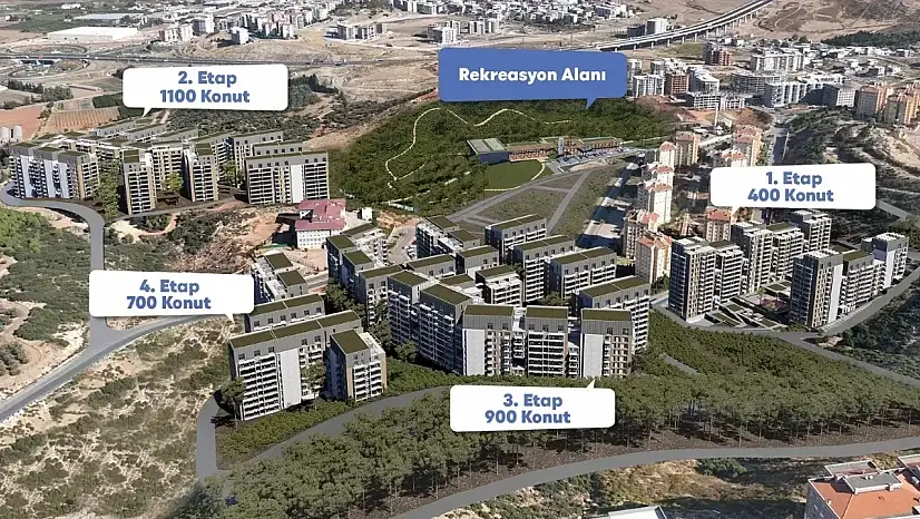 İzmir'de sosyal konutlara yoğun ilgi