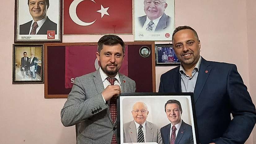 Saadet Partisi Torbalı'dan Bozdoğan'a kardeş ilçe ziyareti