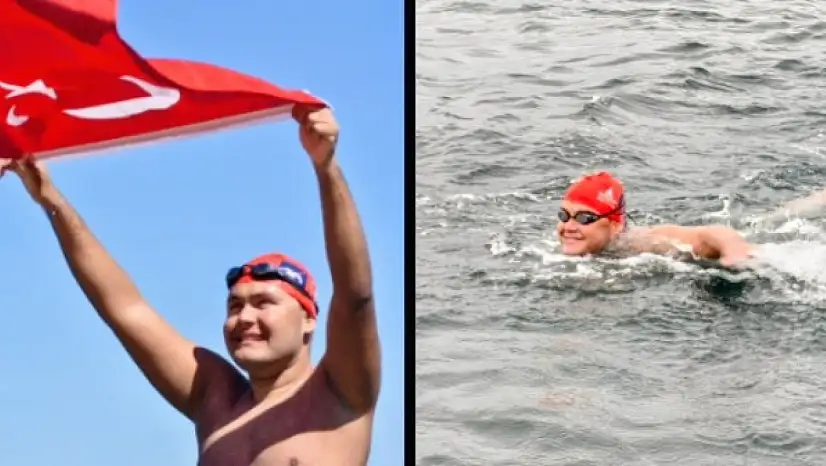 Ultra maraton yüzücüsü Tuna Tunca, Ocean's 7'de üçüncü parkuru tamamladı
