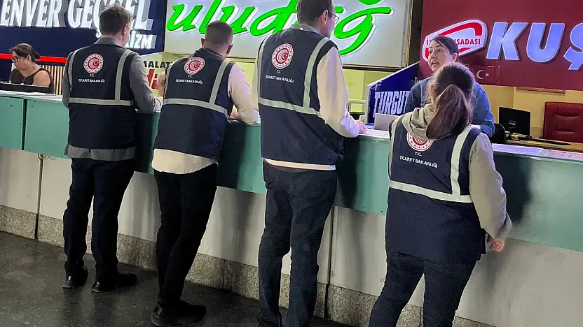 Bayram öncesi sıkı denetim: İzmir'de otogar ve hallerde ceza yağdı