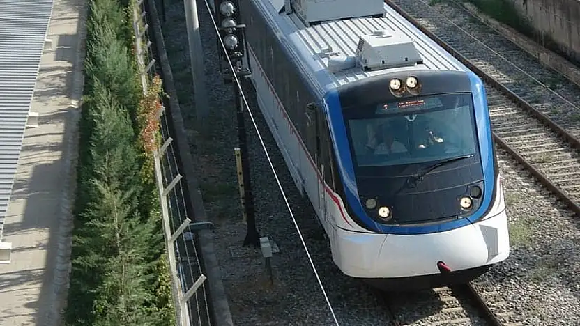 İZBAN'da Halkapınar için geçici peron düzenlemesi