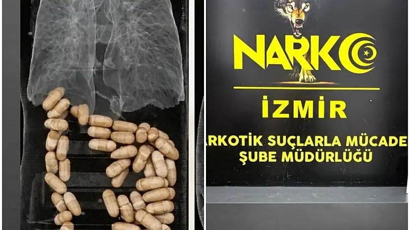 İzmir'de havalimanında uyuşturucu operasyonu: Midelerinden 1,3 kilo eroin çıktı