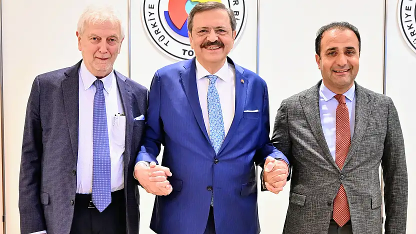 Olgun'dan TOBB Genel Kurulu'nda önemli görüşmeler