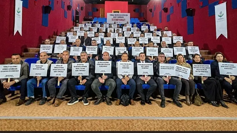 Torbalı'da 60 muhtardan kağıt fabrikasına karşı ortak bildiri