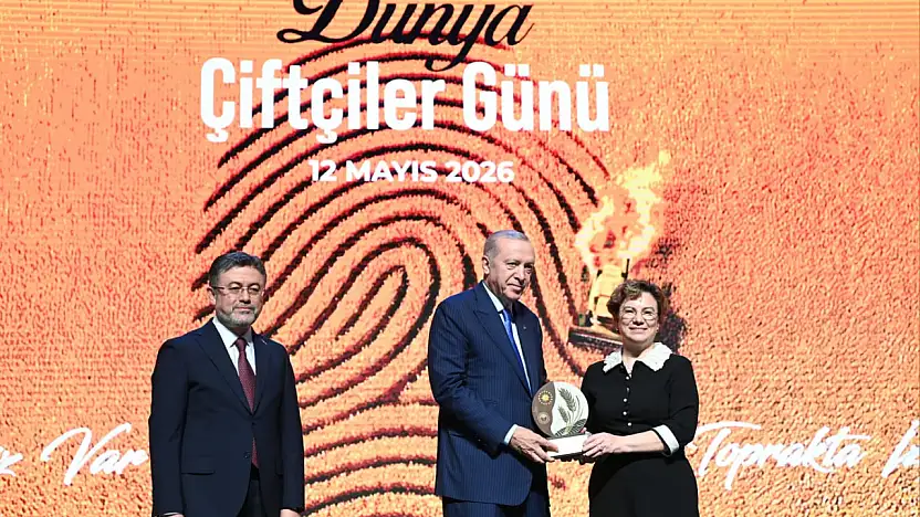Torbalılı  çiftçiye Cumhurbaşkanı'ndan  ödül