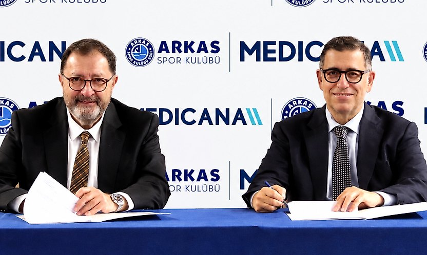 Arkas Spor'un sağlık güvencesi yine Medicana İzmir