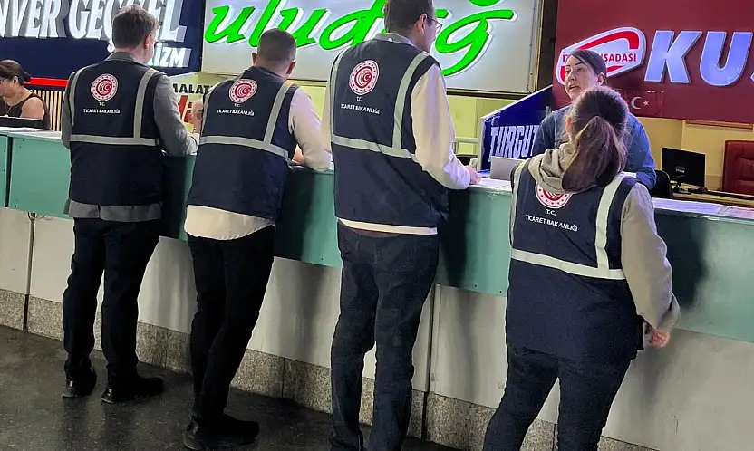 Bayram öncesi sıkı denetim: İzmir'de otogar ve hallerde ceza yağdı