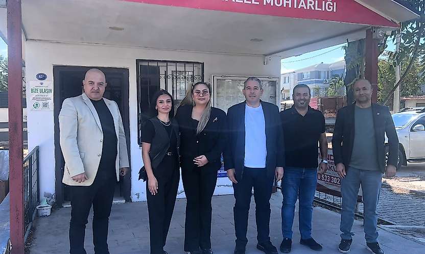 CHP Menderes İlçe Başkanı Karabel'den mahalle muhtarlarına ziyaret