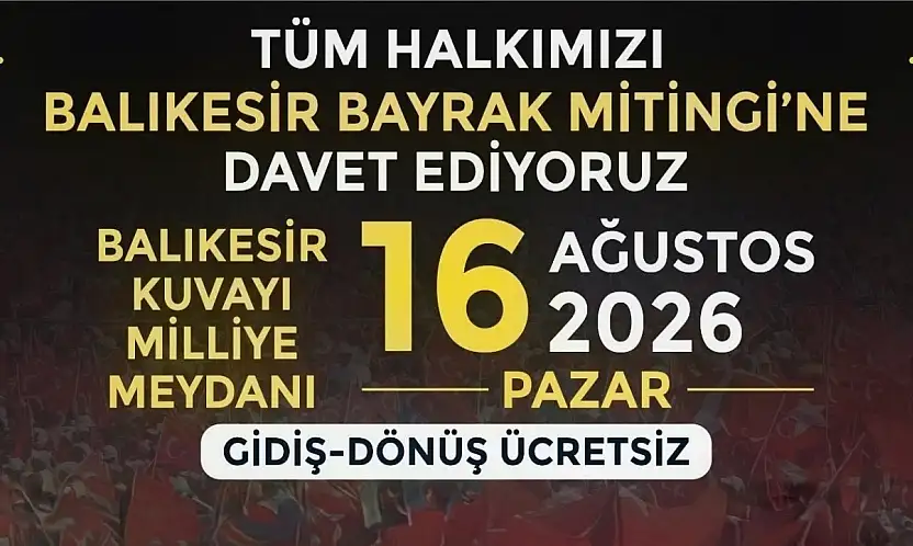 İYİ Parti Torbalı'dan Balıkesir'deki Bayrak Mitingi'ne ücretsiz otobüs
