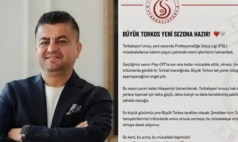 İZTON Torbalıspor yeni sezon için resmi işlemlerini tamamladı