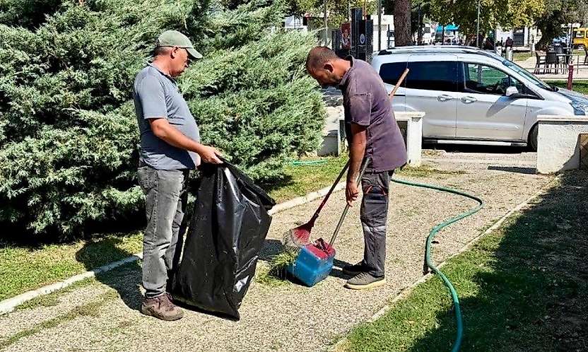 Menderes'te yabani otlarla mücadele sürüyor